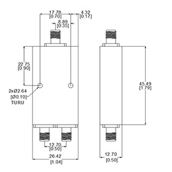 HS-1V2 Divider With 2.4mmF (2-50G)